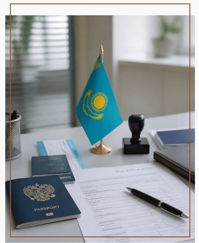 Оформление визы в Казахстан для поездки и работы в Славгороде