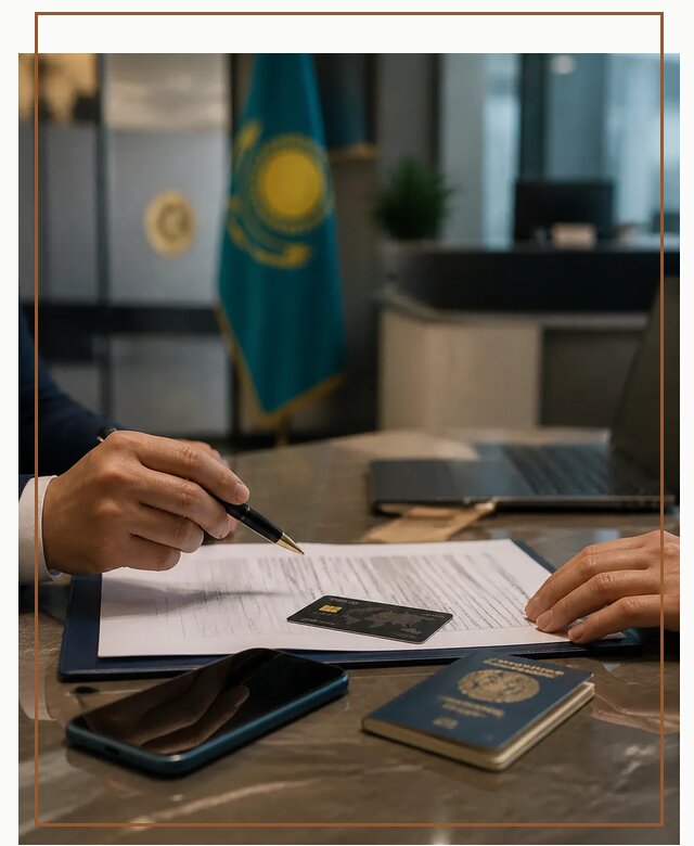 Открытие счета и банковской карты в Казахстане в Славгороде